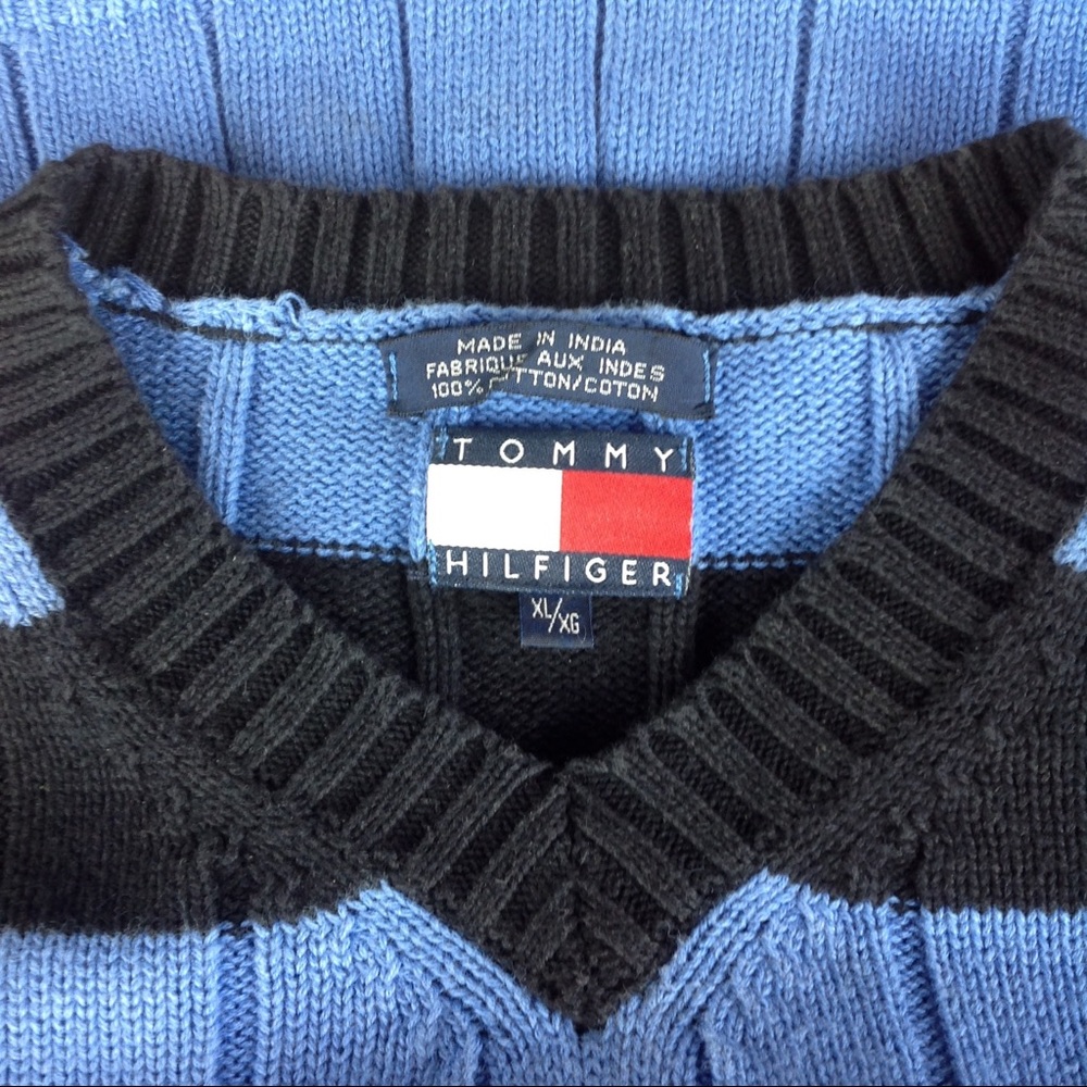Tommy Hilfiger XL Striped Sweater - Picture 5 of 6